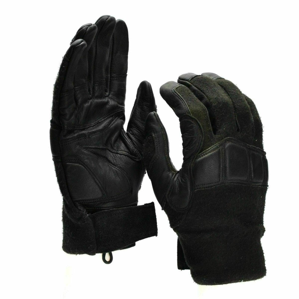 Gants tactiques de combat originaux de l'armée autrichienne Gants militaires en cuir Nomex