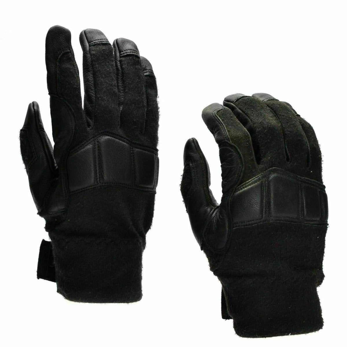Gants tactiques de combat originaux de l'armée autrichienne Gants militaires en cuir Nomex