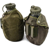 Bouteille d'eau à boire originale de l'armée autrichienne, pochette pour cantine militaire