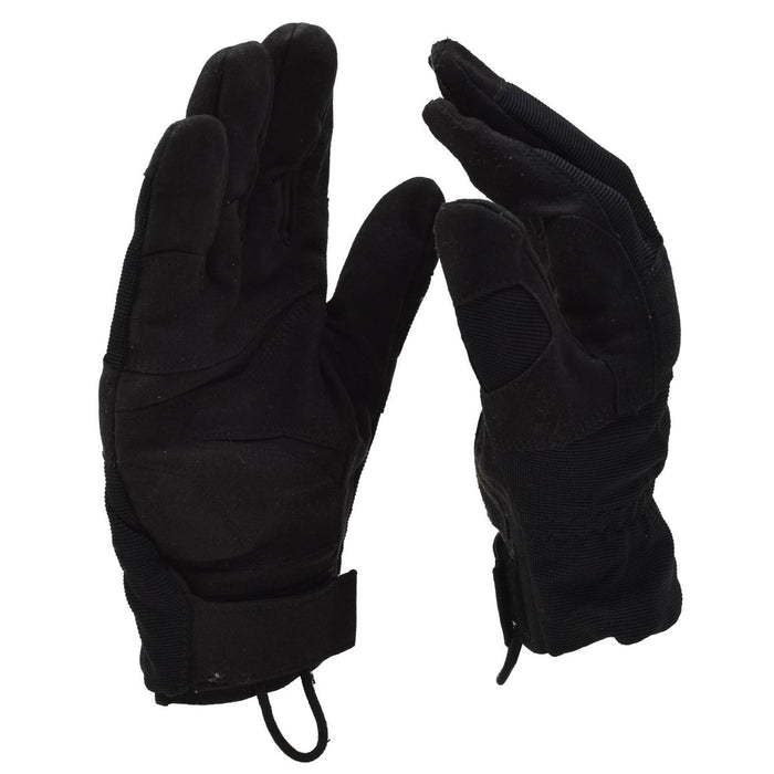 Gants de combat tactiques originaux de l'armée autrichienne, tir militaire en plein air, noir - GoMilitar
