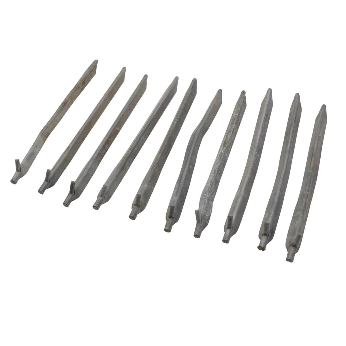 Piquets de tente en aluminium militaires autrichiens d'origine, piquets de camping, paquet de 10, 26 cm