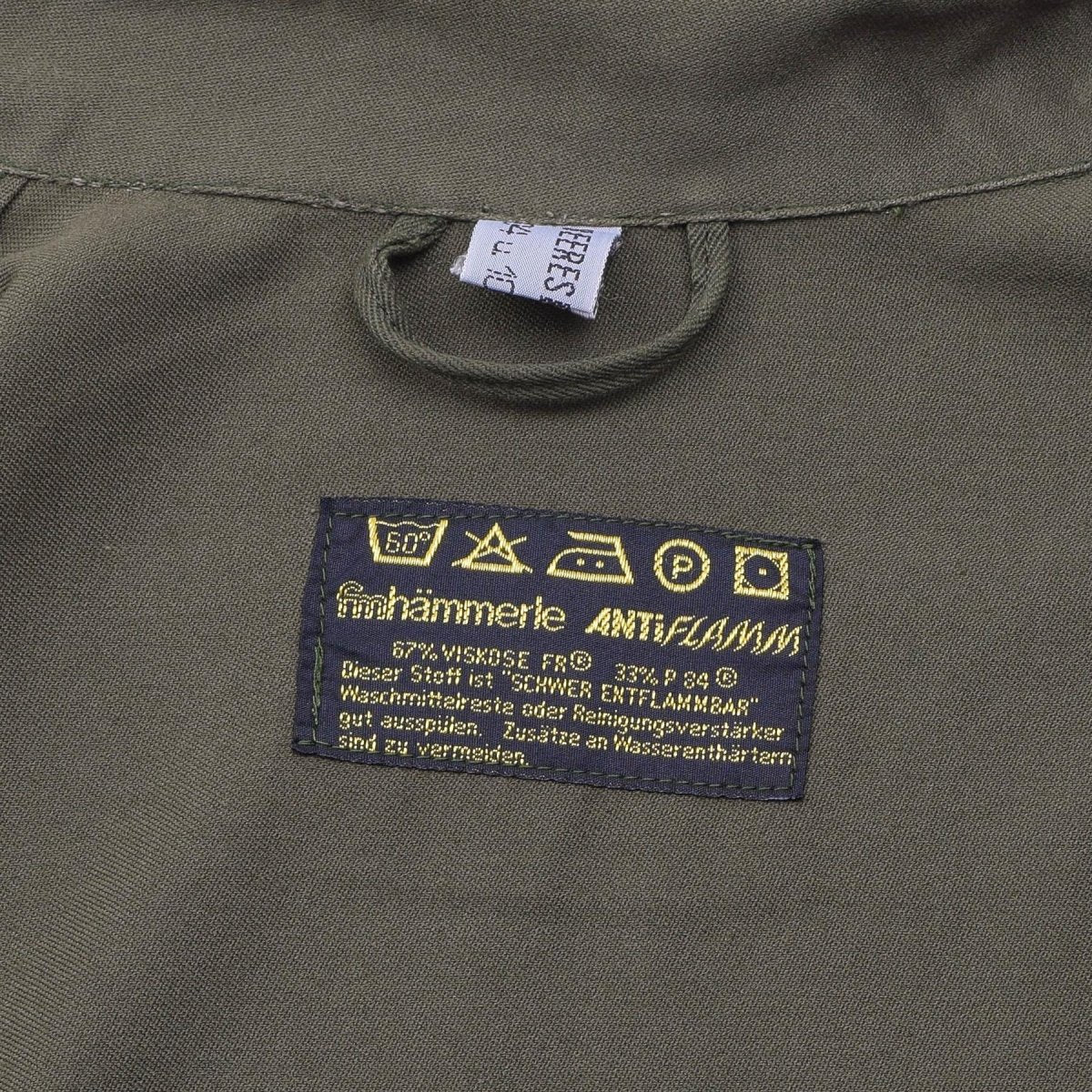 Robe chemise à manches longues d'origine autrichienne militaire olive décontractée légère NEUF