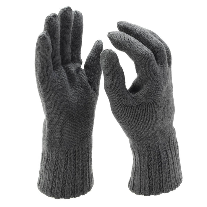 Gants en laine chauds militaires autrichiens originaux gris respirant tricoté hiver NOUVEAU - GoMilitar