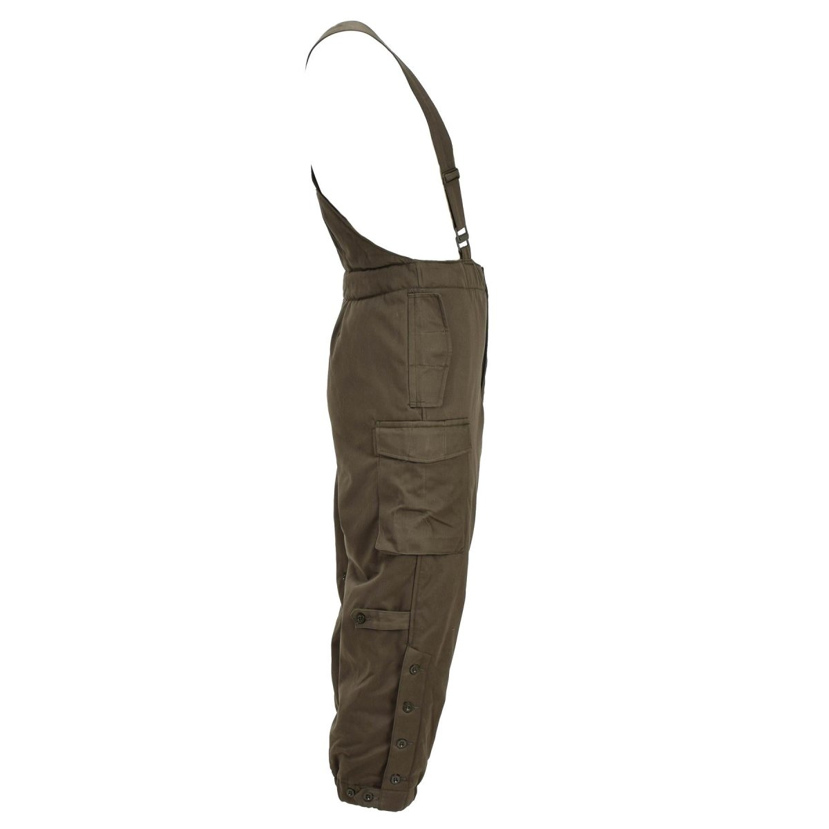 Pantalon d'hiver militaire autrichien original isolé hydrofuge olive