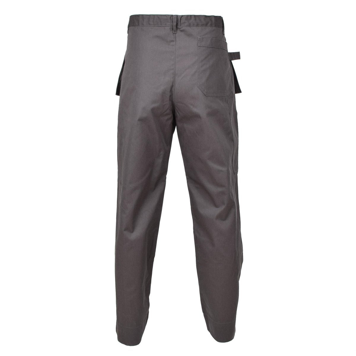 Pantalon cargo original de l'armée belge travail genoux renforcés poches supplémentaires gris NEUF