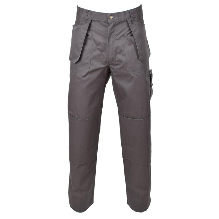 Pantalon cargo original de l'armée belge, genoux renforcés, poches supplémentaires, gris NOUVEAU - GoMilitar