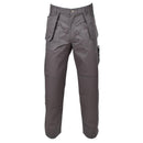 Original Belgian Army cargo pants work reinforced knees extra pockets gray NEW - GoMilitar