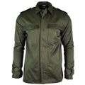 Veste de campagne militaire BDU originale de l'armée belge chemise olive de combat militaire NEUF