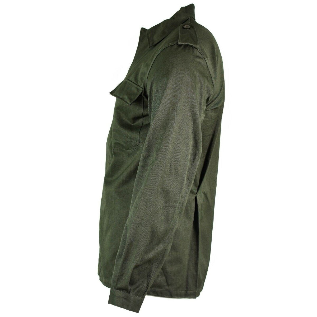 Veste de campagne militaire BDU originale de l'armée belge chemise olive de combat militaire NEUF