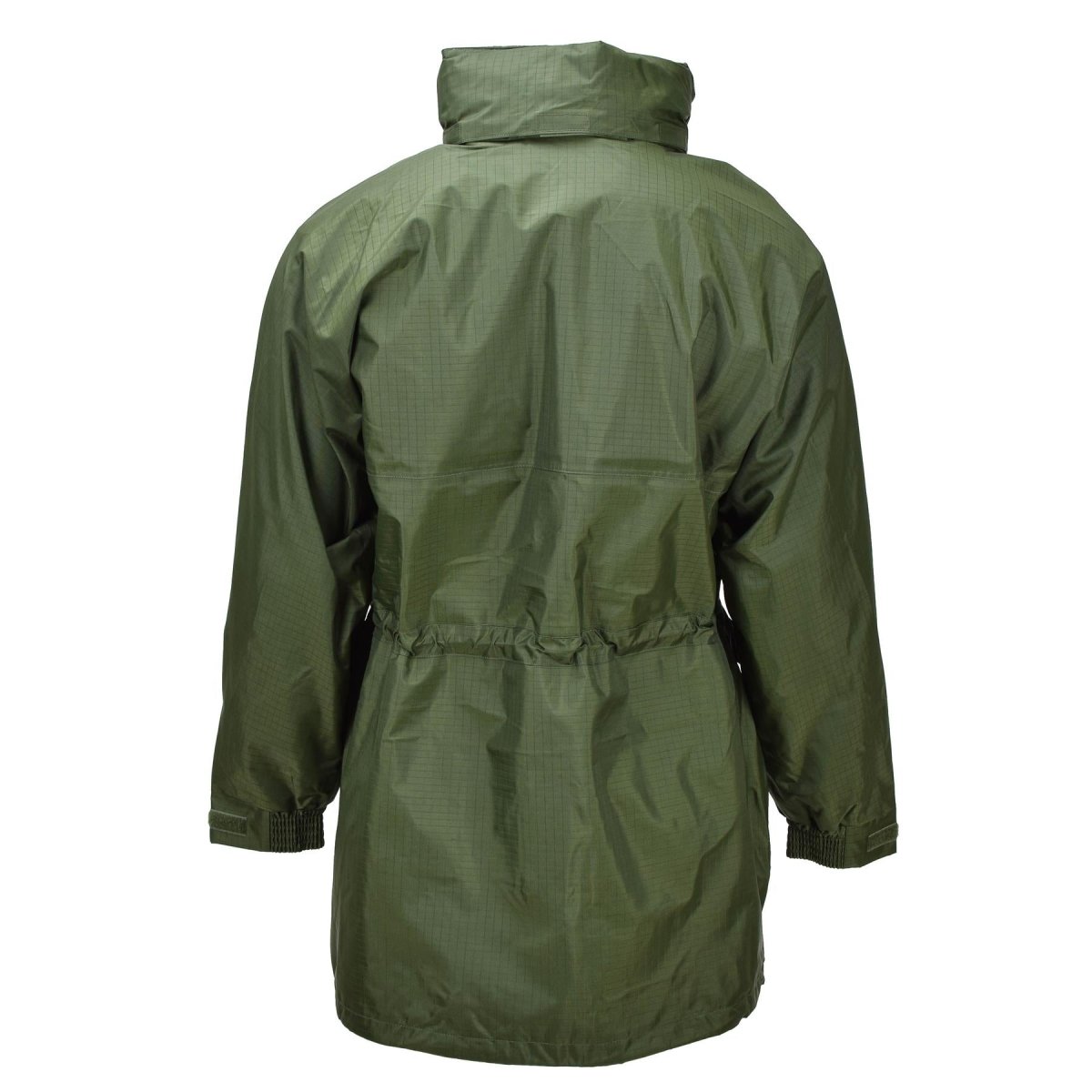 Veste longue de pluie militaire belge originale avec doublure olive imperméable NEUF