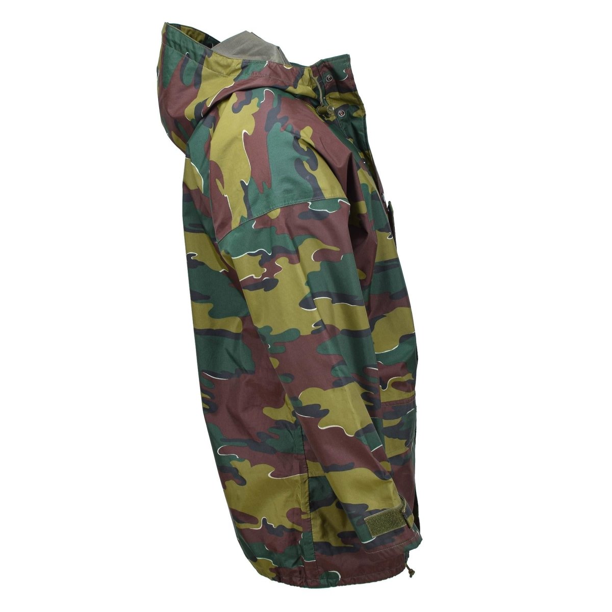 Veste imperméable militaire belge originale, camouflage puzzle, imperméable Seyntex