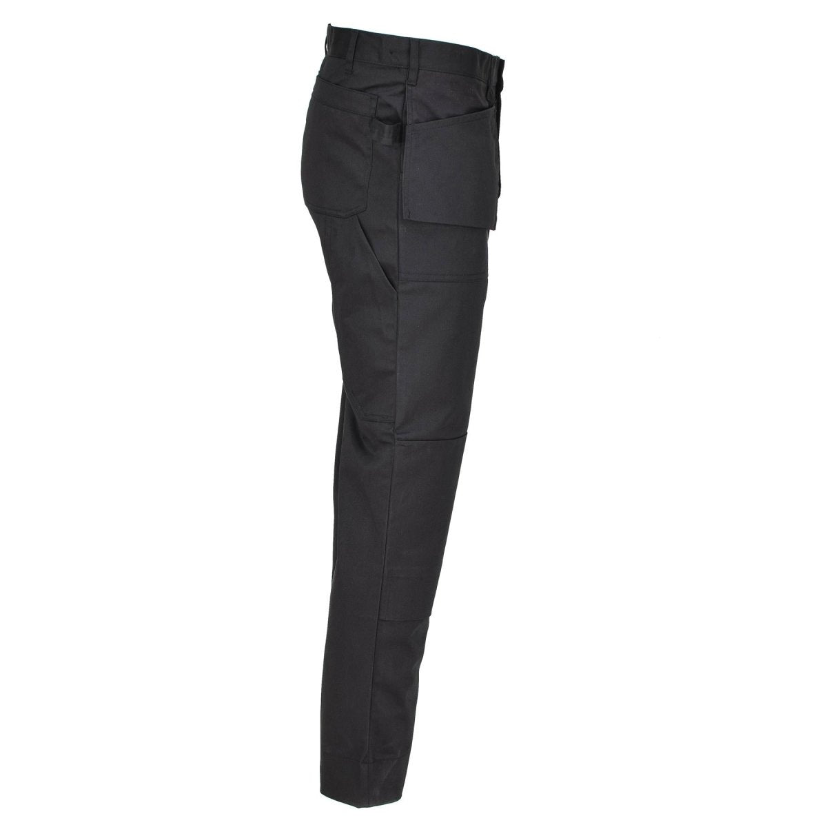 Pantalon cargo de travail militaire belge original, genoux renforcés et durables, noir, NEUF