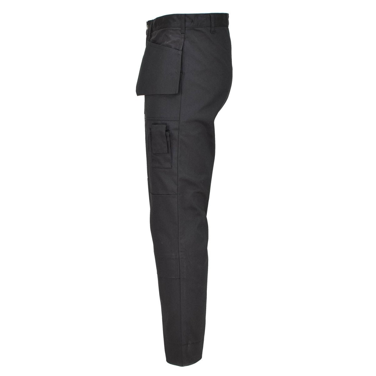 Pantalon cargo de travail militaire belge original, genoux renforcés et durables, noir, NEUF