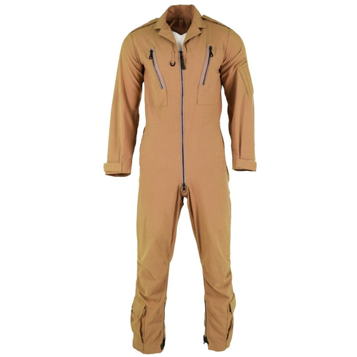Combinaison de vol beige British Army Aircrew MK 16 B RAF en aramide avec poches zippées et poignets réglables