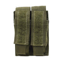 Original British Army double pistol magazine pouch mag bag military field Olive - GoMilitar