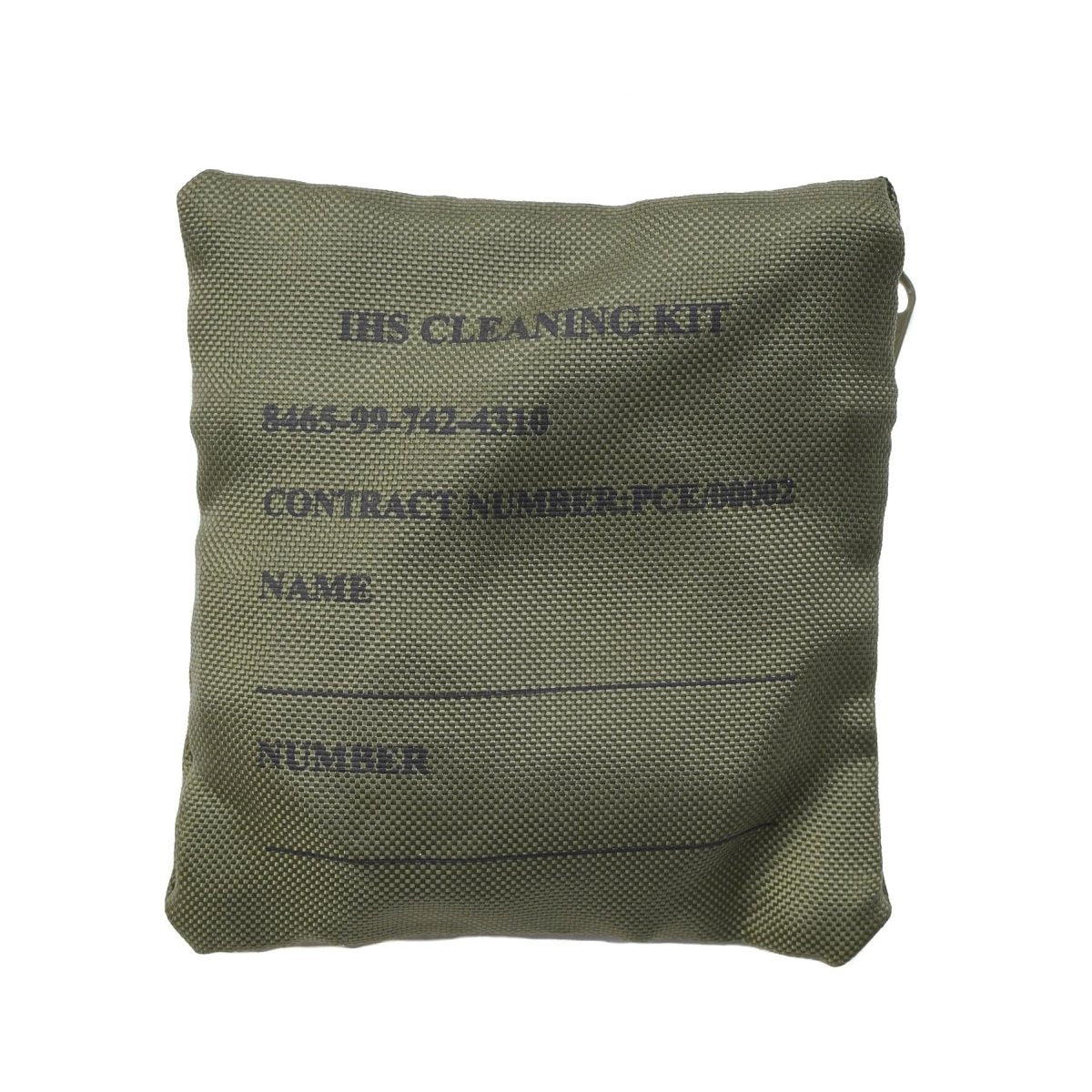 Kit de nettoyage individuel IHS original en métal vert de l'armée britannique, taille compacte, NEUF