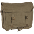 Original British Army M37 Sac à bandoulière en toile Field Haversack Pack Kaki