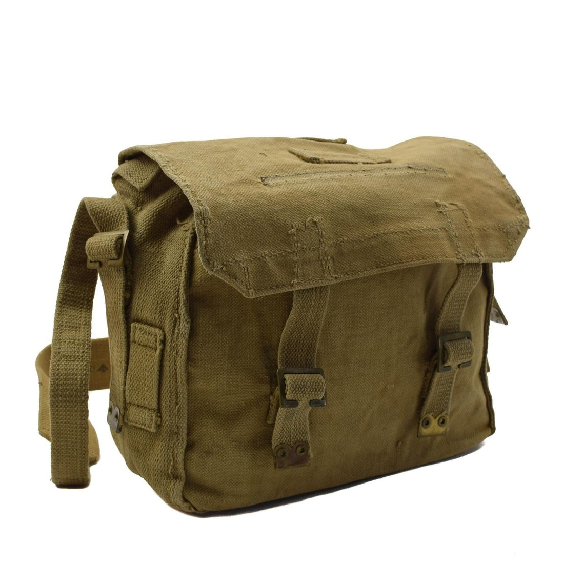 Original British Army M37 Sac à bandoulière en toile Field Haversack Pack Kaki