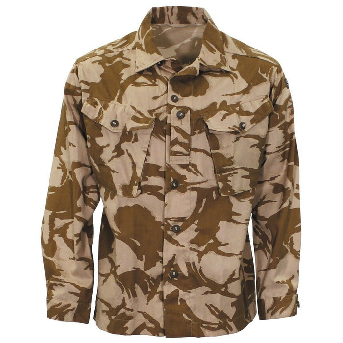 Chemise de combat militaire originale de l'armée britannique Desert Field Jacket légère NOUVEAU - GoMilitar
