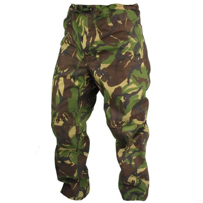 Pantalon de pluie camo DPM de combat militaire original de l'armée britannique imperméable goretex - GoMilitar