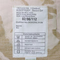 Pantalon de l'armée britannique d'origine pour les troupes de campagne du désert DP, pantalon de combat coupe-vent BDU