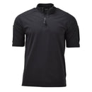 Original British army Police tactical T-shirts short sleeve zipped black NEW - GoMilitar