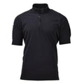 T-shirts tactiques originaux de la police de l'armée britannique à manches courtes avec fermeture éclair noire NEUF