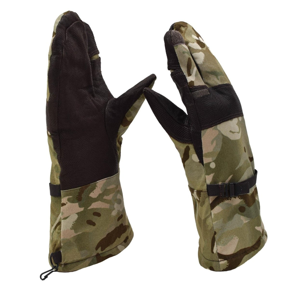 Mitaines de tir originales de l'armée britannique, militaires par temps froid, camouflage MTP