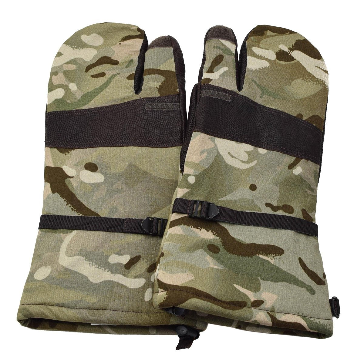 Mitaines de tir originales de l'armée britannique, militaires par temps froid, camouflage MTP