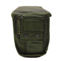 Cantine militaire britannique originale de 1 L avec couvercle à visser, pochette vintage incluse, olive
