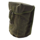 Cantine militaire britannique originale de 1 L avec couvercle à visser, pochette vintage incluse, olive