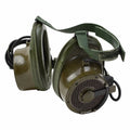 Casque de communication d'aviation Amplivox militaire britannique original, ensemble vintage