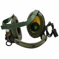 Casque de communication d'aviation Amplivox militaire britannique original, ensemble vintage