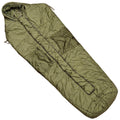 Sac de couchage d'hiver militaire britannique original en forme de maman, olive