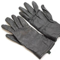 Gants de Combat militaires britanniques originaux, sangles de poignet en cuir, émis par l'armée, noirs