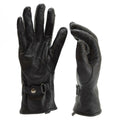Gants de Combat militaires britanniques originaux, sangles de poignet en cuir, émis par l'armée, noirs