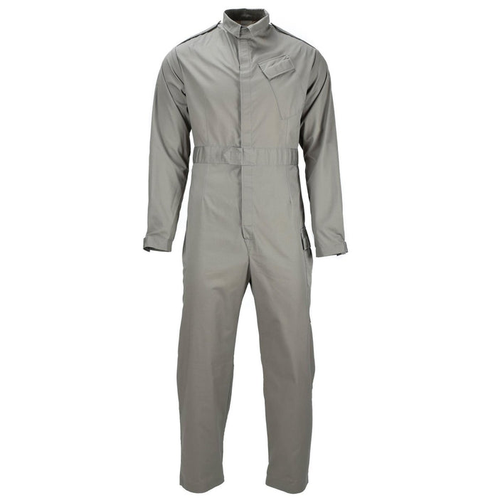 Combinaison militaire britannique originale, combinaison de travail légère, gris utilitaire, pour une utilisation tactique et extérieure durable dans les équipements militaires excédentaires.