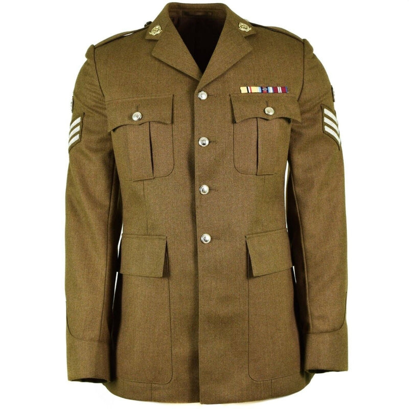 Veste militaire britannique d'origine, uniforme militaire, kaki, neuf