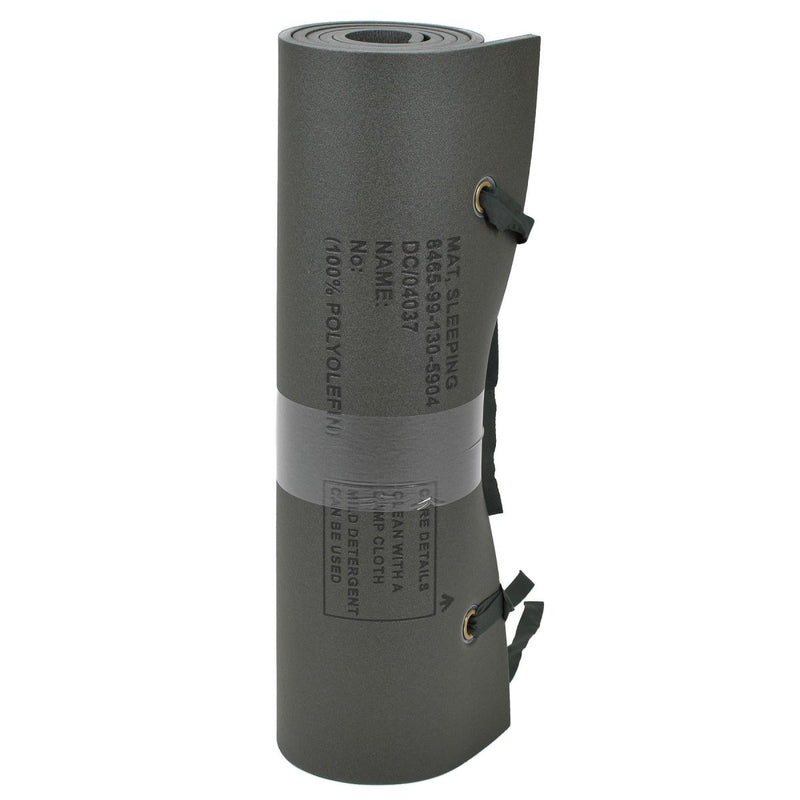 Original British military gray sleeping pad comfortable compact lightweight NEW - GoMilitar