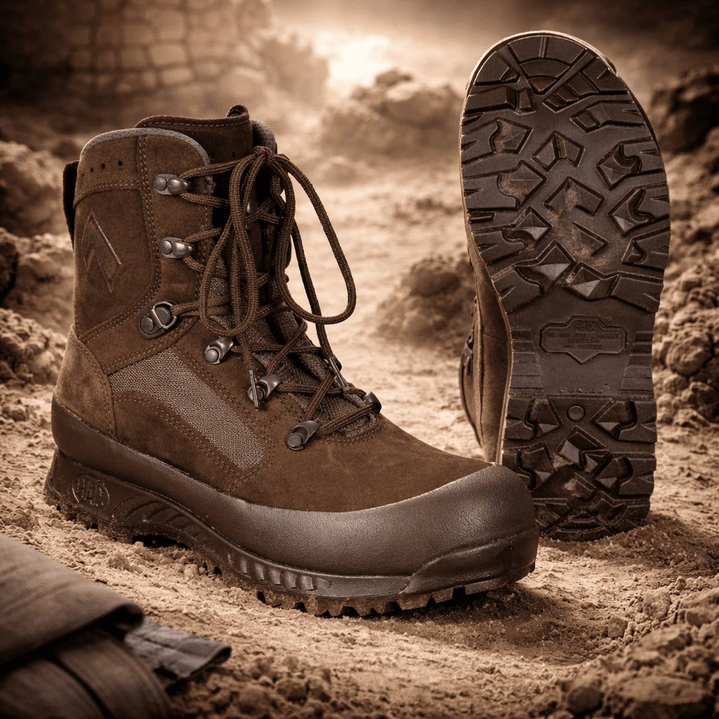 HAIX Bottes tactiques pour femmes GoreTex Membrane Desert Combat Boots Marron