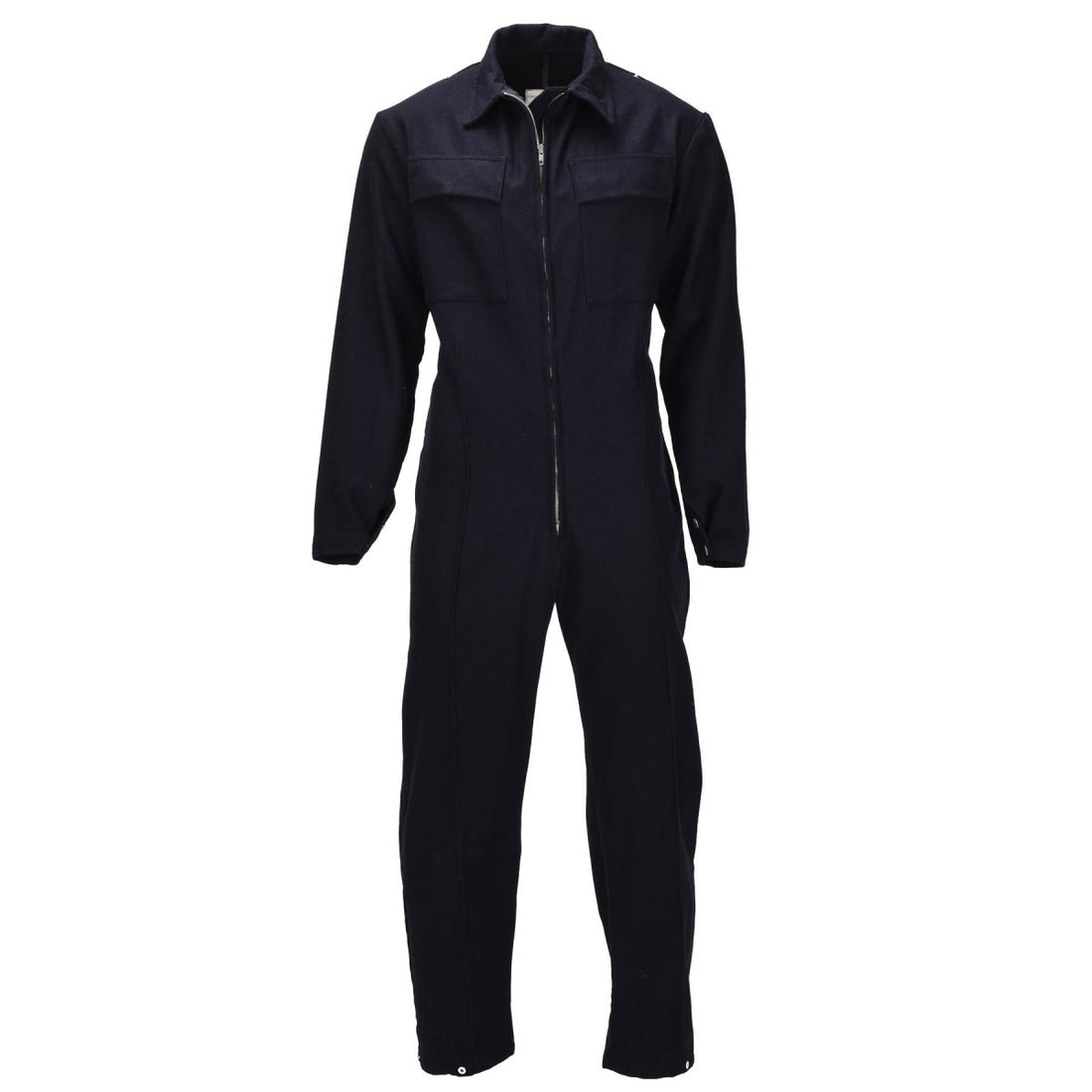Combinaison originale en laine de la police militaire britannique, uniforme de service zippé sur le devant, noir