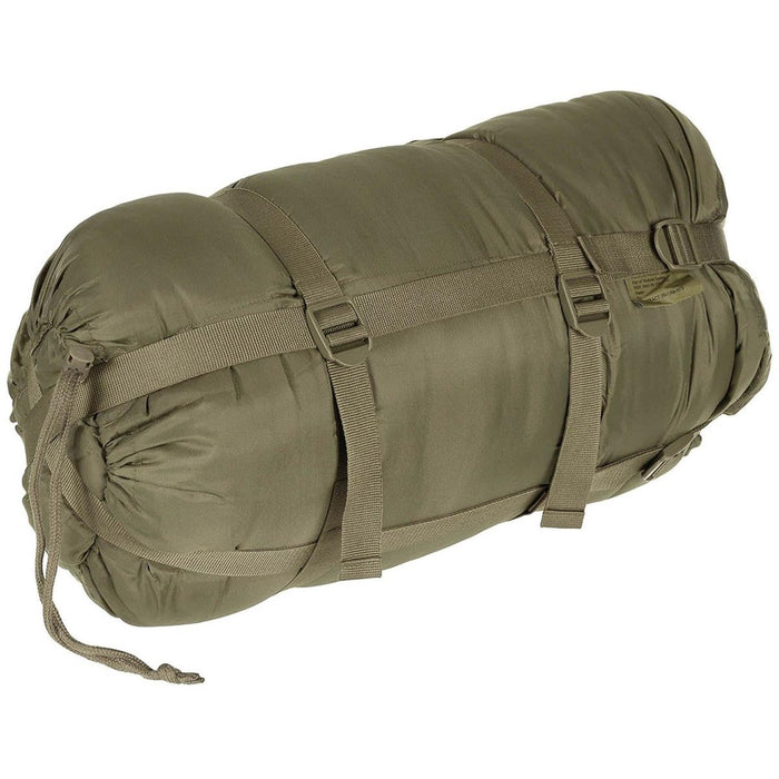 Sac de couchage militaire britannique original, sac de compression confort -15°C olive - GoMilitar