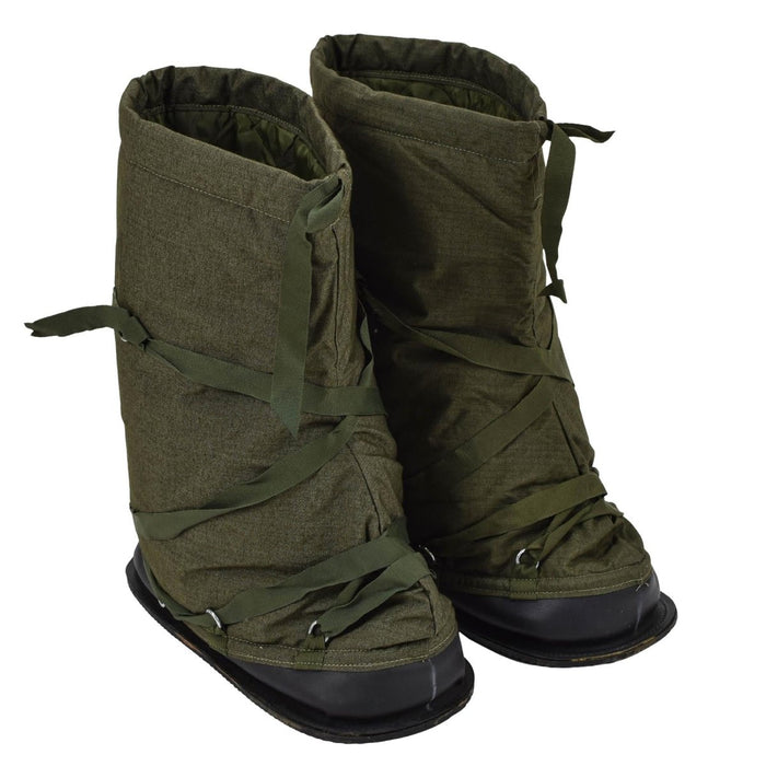 Couvre-chaussures thermiques militaires britanniques d'origine, hydrofuges, semelle antidérapante, olive - GoMilitar