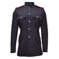 Tunique Militaire Britannique Originale Veste Formelle Laine Boutons Métal Noir