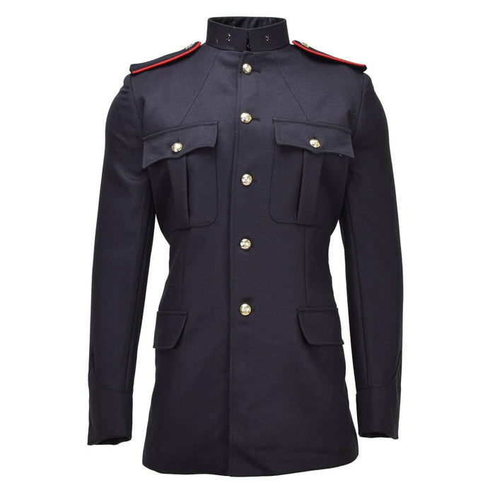 Tunique Militaire Britannique Originale Veste Formelle Laine Boutons Métal Noir - GoMilitar