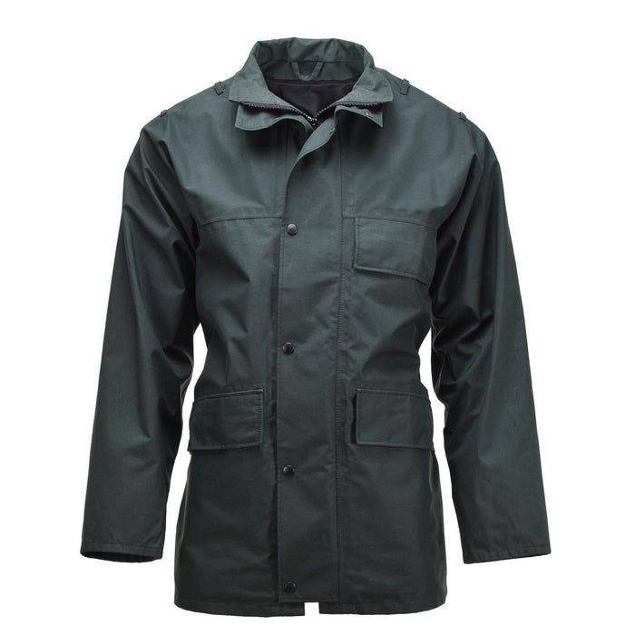 Veste de pluie originale des troupes de la police britannique, parka goretex imperméable, vert - GoMilitar