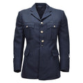 Veste de tenue de défilé militaire originale de la RAF britannique Vintage formelle bleu marine