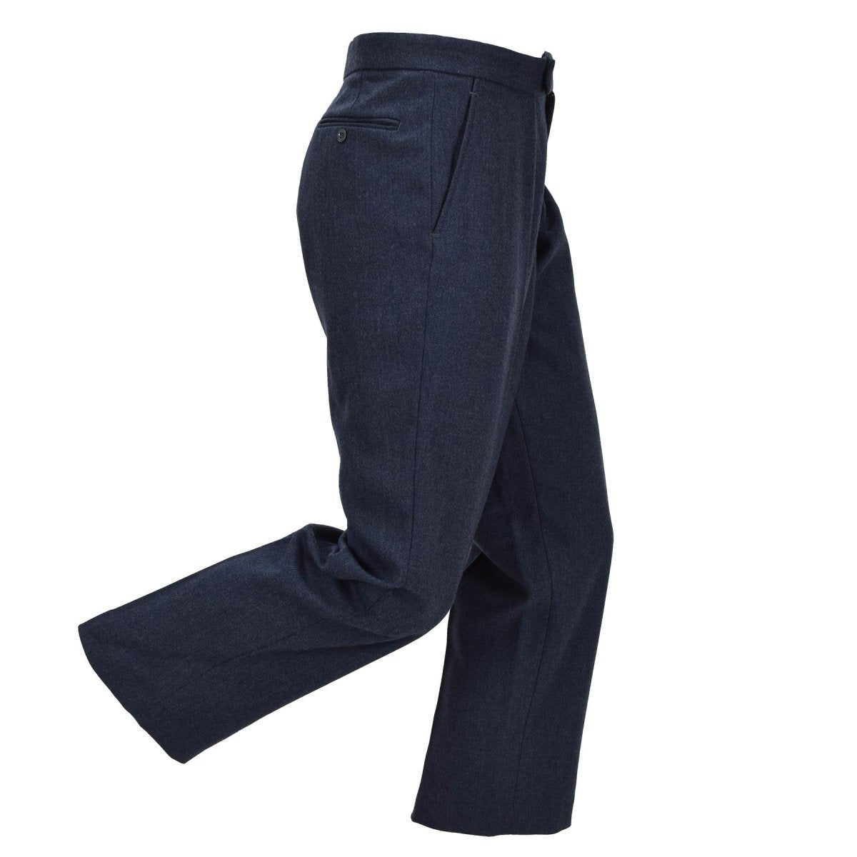 Pantalon habillé n°1 de la RAF britannique d'origine, jambe droite, braguette zippée, bleu défilé
