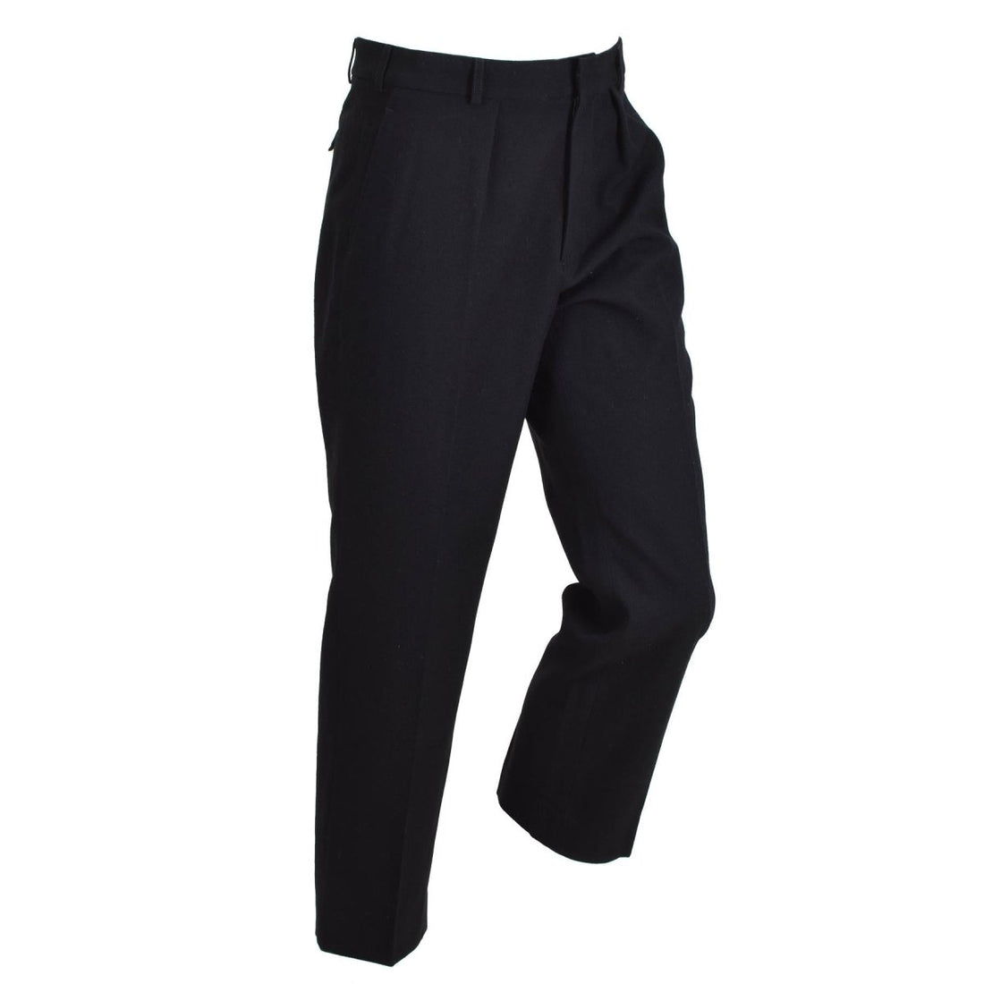 Pantalon habillé en laine pour homme Original British Royal Navy No.1B Noir