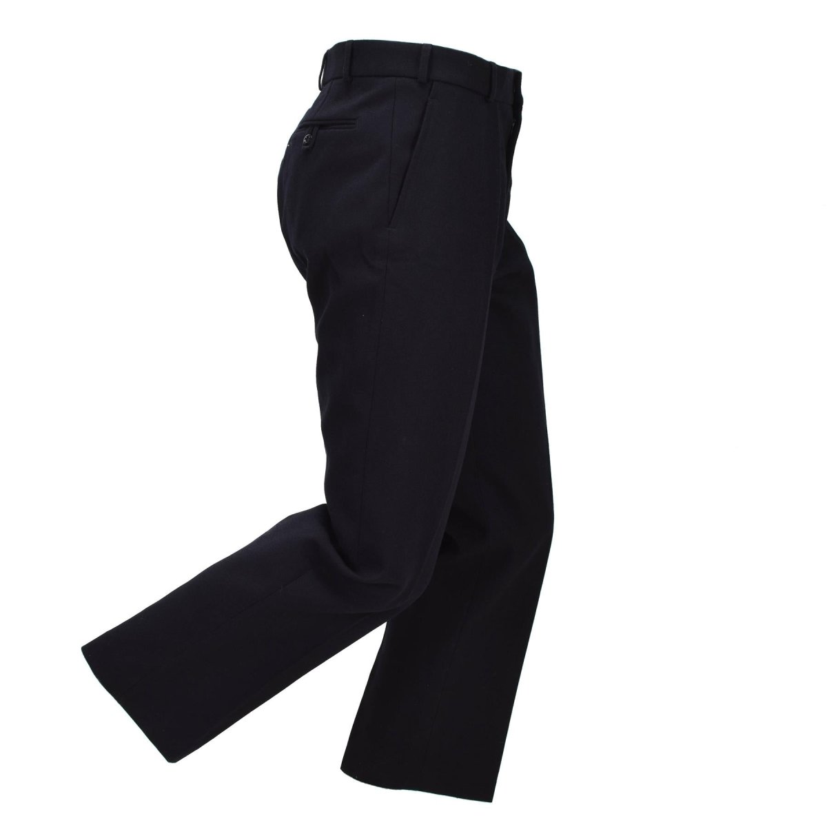 Pantalon habillé en laine pour homme Original British Royal Navy No.1B Noir